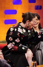 RACHEL ZEGLER at Graham Norton Show 10/24/2025