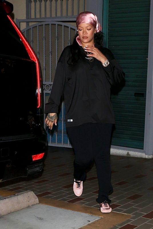 RIHANNA Out and About in Los Angeles 10/26/2025