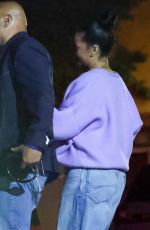 RIHANNA Out for Solo Dinner at Nobu in Hollywood 10/22/2025