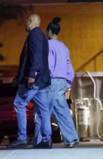RIHANNA Out for Solo Dinner at Nobu in Hollywood 10/22/2025