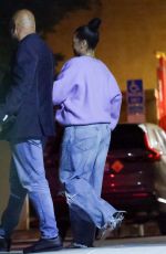 RIHANNA Out for Solo Dinner at Nobu in Hollywood 10/22/2025