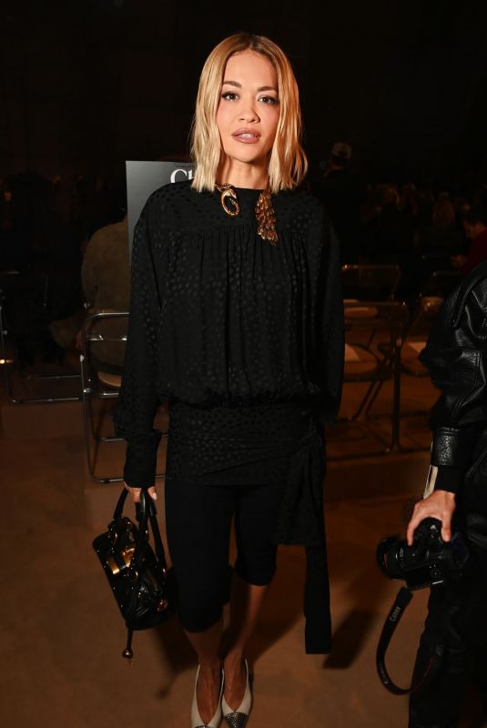 RITA ORA at Chloe Show at Paris Fashion Week 10/05/2025