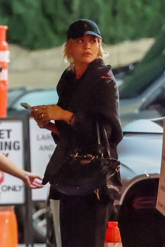 RITA ORA Out for Dinner with Friends at Matsuhisa in Beverly Hills 10/10/2025