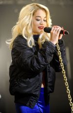 RITA ORA Performs at Radio 1 Extra in Manchester 11/13/2012