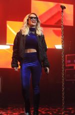 RITA ORA Performs at Radio 1 Extra in Manchester 11/13/2012