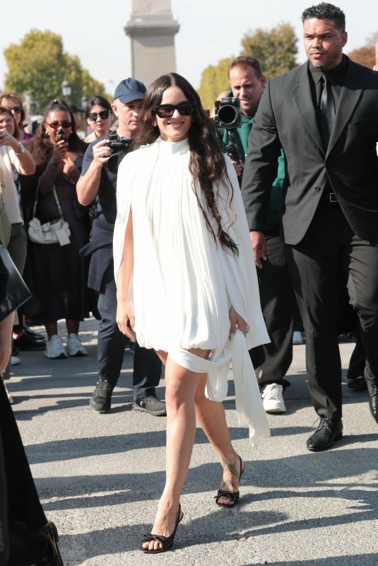 ROSALIA Arrives at Christian Dior Fashion Show at Paris Fashion Week 10/01/2025