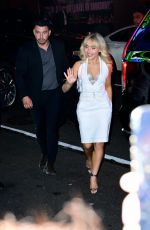 SABRINA CARPENTER Arrives at SNL Afterparty in New York 10/18/2025