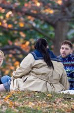 SABRINA CARPENTER Out with Friends at Prospect Park in Brooklyn 10/27/2025