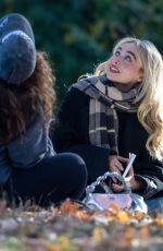 SABRINA CARPENTER Out with Friends at Prospect Park in Brooklyn 10/27/2025