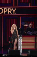 SABRINA CARPENTER Performs at The Grand Ole Opry 100 10/07/2025