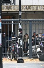 SADIE SINK and Tom Holland on the Set of Spider-Man: Brand New Day in London 10/19/2025