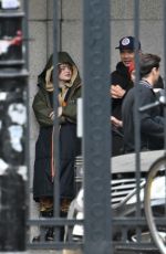 SADIE SINK and Tom Holland on the Set of Spider-Man: Brand New Day in London 10/19/2025