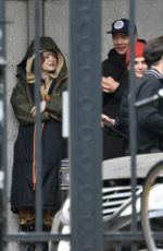 SADIE SINK and Tom Holland on the Set of Spider-Man: Brand New Day in London 10/19/2025