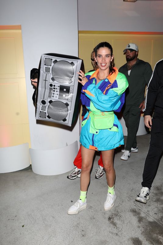 SARA SAMPAIO Arrives at Vas J. Morgan