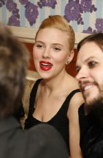 SCARLETT JOHANSSON at Les Perles de Chanel Private Dinner at The Box 12/12/2006