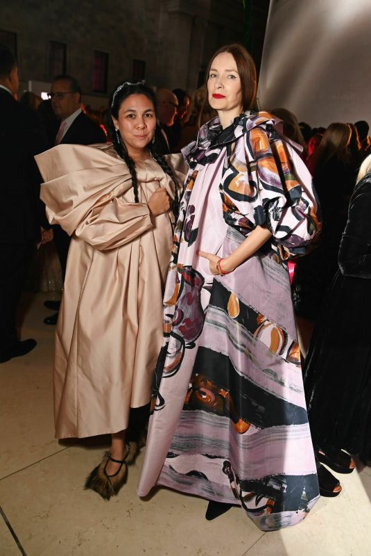 SIMONE ROCHA and ROKSANDA ILINCIC at Inaugural British Museum Ball at British Museum in London 10/18/2025