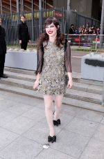 SOPHIE THATCHER at Valentino Fashion Show at Paris Fashion Week 10/05/2025