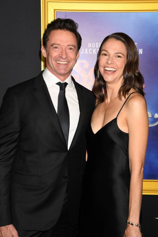 SUTTON FOSTER and Hugh Jackman at Song Sung Blue Screening at AFI FEST 2025 in Hollywood 10/26/2025