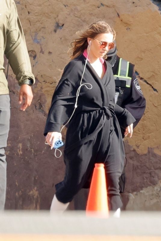 SYDNEY SWEENEY on the Set of Euphoria in Malibu 10/22/2025