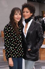 TAYLOR RUSSELL Arrives at Christian Dior Fashion Show at Paris Fashion Week 10/01/2025
