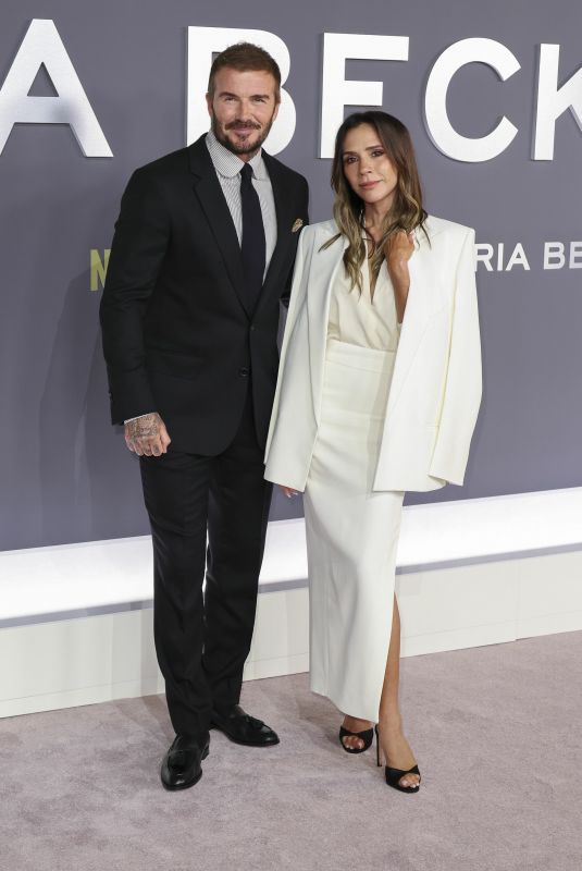 VICTORIA and David BECKHAM at Victoria Beckham World Premiere at Curzon Mayfair in London 10/08/2025