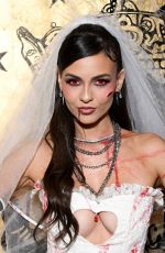 VICTORIA JUSTICE at Love Zombie Halloween Party and Single Release in Los Angeles 10/21/2025