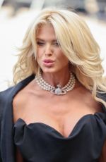 VICTORIA SILVSTEDT Arrives at Vivienne Westwood Show at Paris Fashion Week 10/04/2025