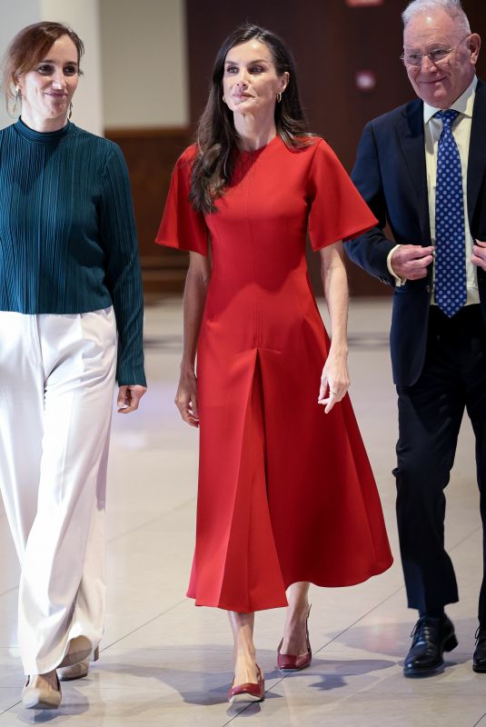 WUEEN LETIZIA OF SPAIN at World Mental Health Day 2025 at Hotel Elba Madrid Alcala in Madrid 10/10/2025