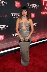 XOCHITL GOMEZ at Tron Ares Premiere in Los Angeles 10/06/2025