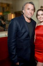 ZOEY DEUTCH in a Red Dress at an Event in New York 09/30/2025