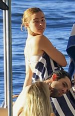 ADDISON RAE in Bikini at a Yacht at Sydney Harbour in Sydney 11/19/2025