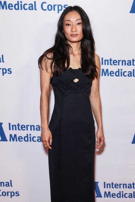 ALICE HEWKIN at 2025 International Medical Corps Annual Awards Celebration in Beverly Hills 11/13/2025