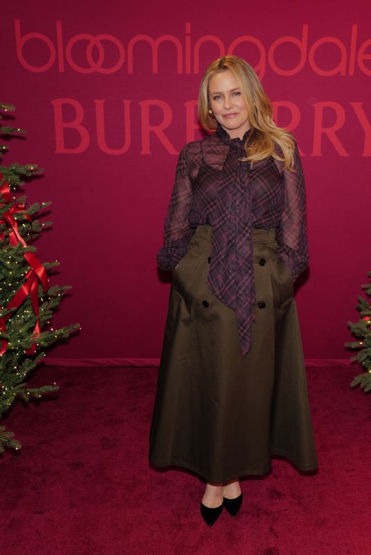 ALICIA SILVERSTONE at Bloomingdale’s Holiday Window Unveil in New York City 11/19/2025