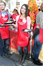 ALLISON PAIGE at Thanksgiving Dinner at LA Mission 11/27/2013