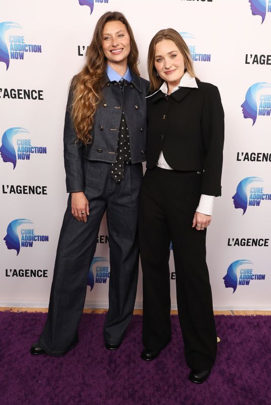 ALYSON and AJ MICHALKA at Cure Addiction Now