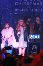 AMANDA HOLDEN at Regent Street Christmas Lights Switch on in London 11/14/2019