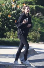 ANA DE ARMAS Goes Makeup-Free for a Walk with Her Dog in Los Angeles 11/24/2025