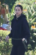 ANA DE ARMAS Goes Makeup-Free for a Walk with Her Dog in Los Angeles 11/24/2025