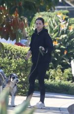 ANA DE ARMAS Goes Makeup-Free for a Walk with Her Dog in Los Angeles 11/24/2025