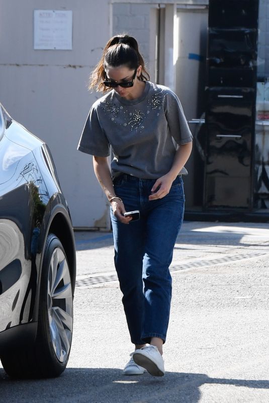 ANA DE ARMAS Out Shopping at Louis Vuitton in Los Angeles 10/31/2025