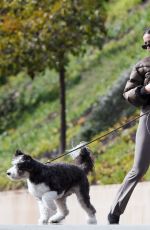 ANA DE ARMAS Out Walking Her Dog in Los Angeles 11/18/2025