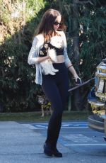 ANA DE ARMAS Out with Her Dog in Los Angeles 11/08/2025
