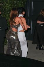ANASTASIA KARANIKOLAOU and VICTORIA VILLAROEL Arrives at Kris Jenner