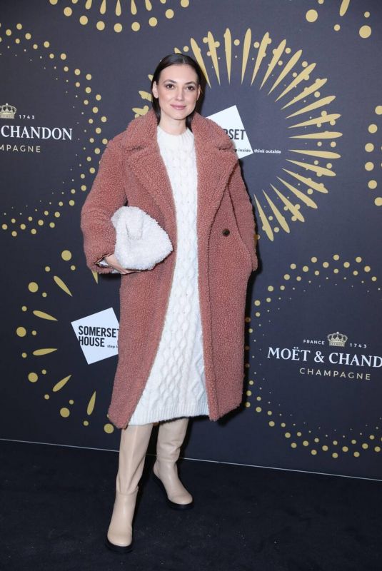 ANDREEA CRISTEA at Launch of Skate at Somerset House with Moet & Chandon in London 11/15/2022