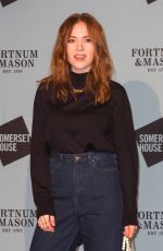 ANGELA SCANLON at Skate at Somerset House with Fortnum & Mason VIP Launch Party in London 11/16/2016