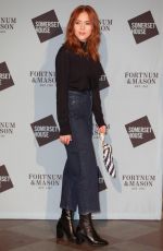 ANGELA SCANLON at Skate at Somerset House with Fortnum & Mason VIP Launch Party in London 11/16/2016