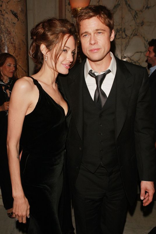 ANGELINA JOLIE and Brad Pitt at A Mighty Heart Premiere at Ziegfeld Theater in New York City 06/13/2007