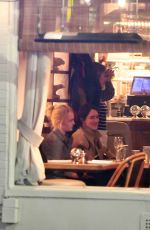 ANNASOPHIA ROBB and ISA BRIONES Out for Dinner at Cafe Cluny in New York City 11/11/2025
