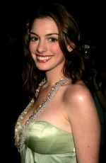 ANNE HATHAWAY at Luca Luca Fashion Show at Bryant Park in New York City 02/06/2005