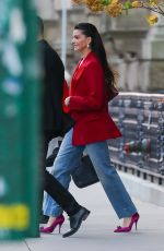 ANNE HATHWAY Out and About in New York City 09/28/2025